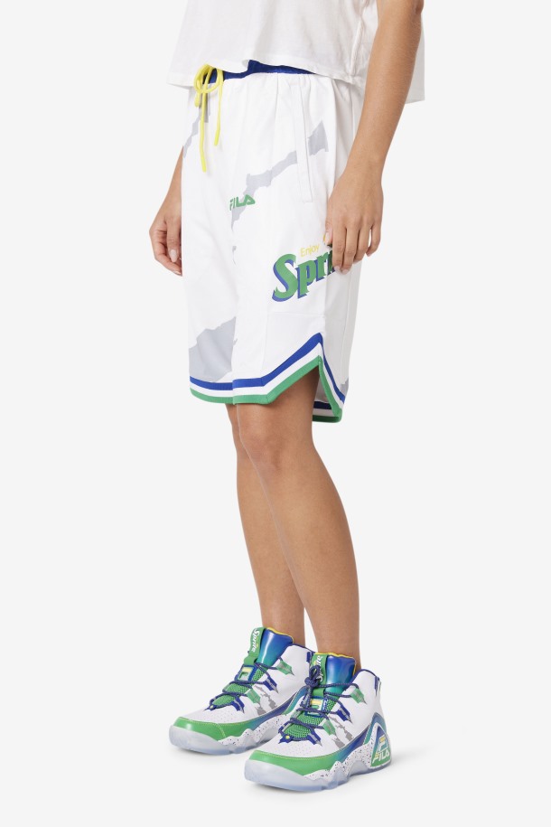 Blanco/azul/jelly Bean/golden Grant Hill X Sprite Short Fila Outlet