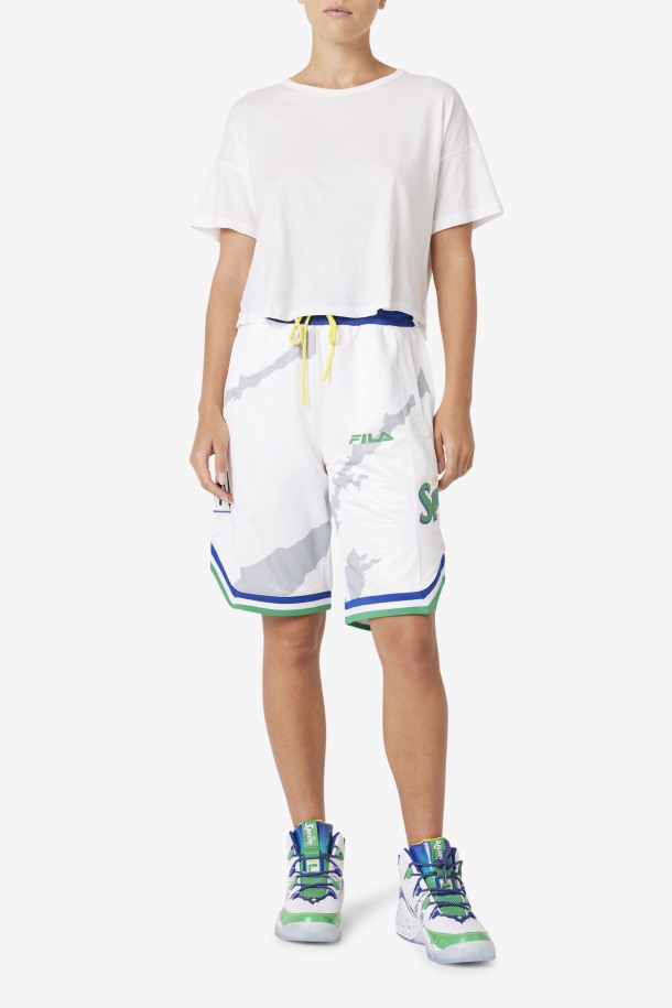 Blanco/azul/jelly Bean/golden Grant Hill X Sprite Short Fila Outlet