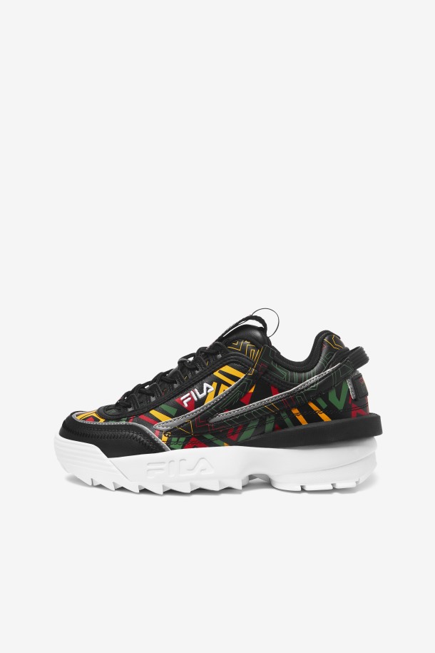Fila Outlets Negro/jelly Bean/limón Mujer Disruptor 2 Exp