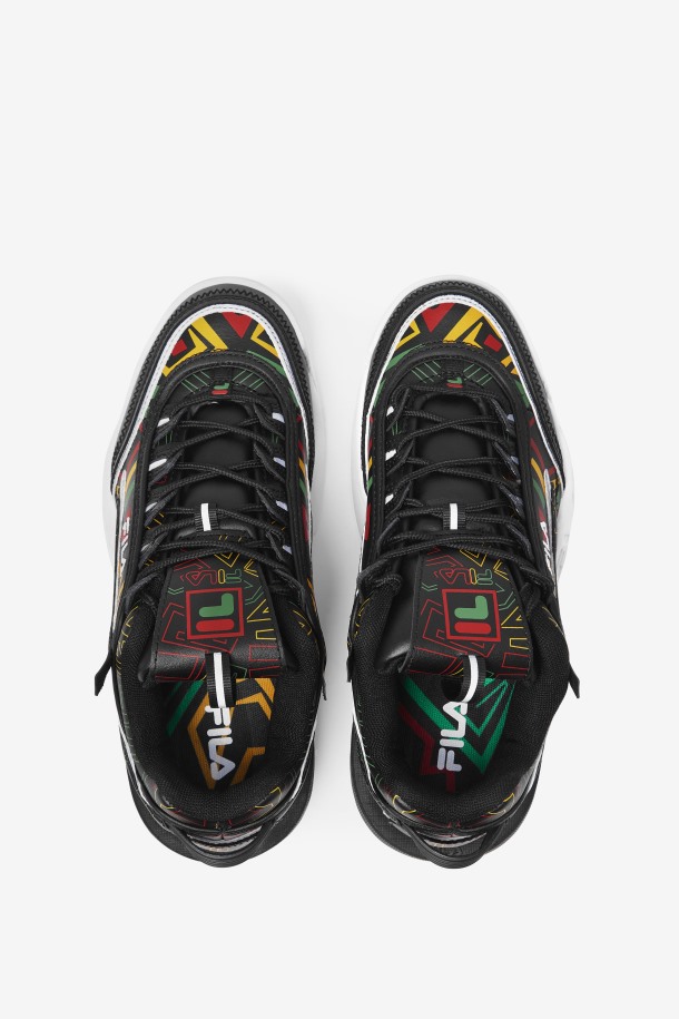 Fila Outlets Negro/jelly Bean/limón Mujer Disruptor 2 Exp