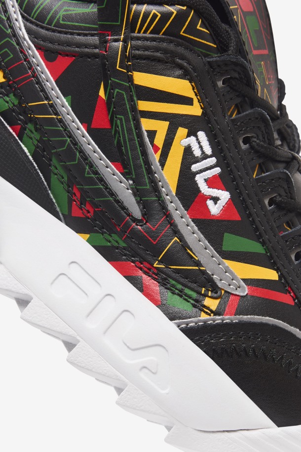 Fila Outlets Negro/jelly Bean/limón Mujer Disruptor 2 Exp