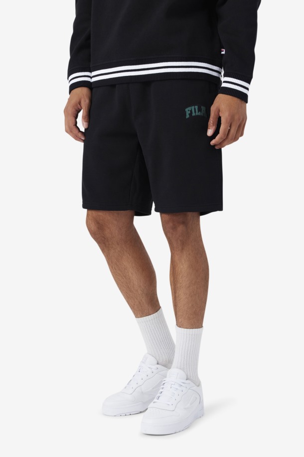 Logan Short Fila Outlet Negro/azul Abeto