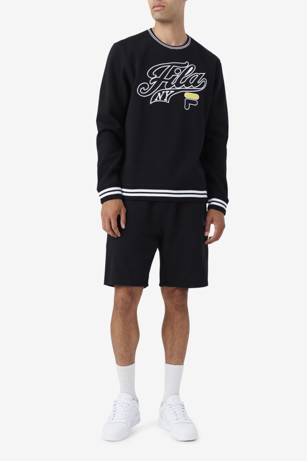 Logan Short Fila Outlet Negro/azul Abeto