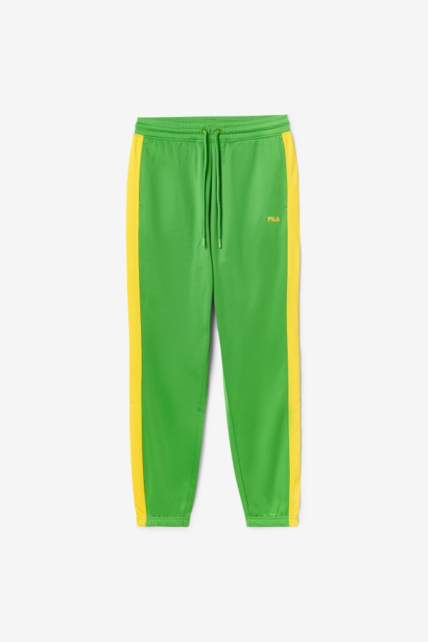 Pantalón De Chándal Brasil Verde Helecho/amarillo De Fila Outlets