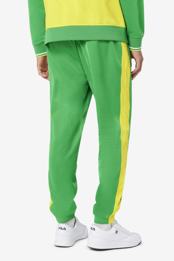Pantalón De Chándal Brasil Verde Helecho/amarillo De Fila Outlets