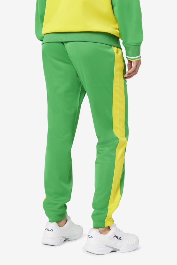 Pantalón De Chándal Brasil Verde Helecho/amarillo De Fila Outlets