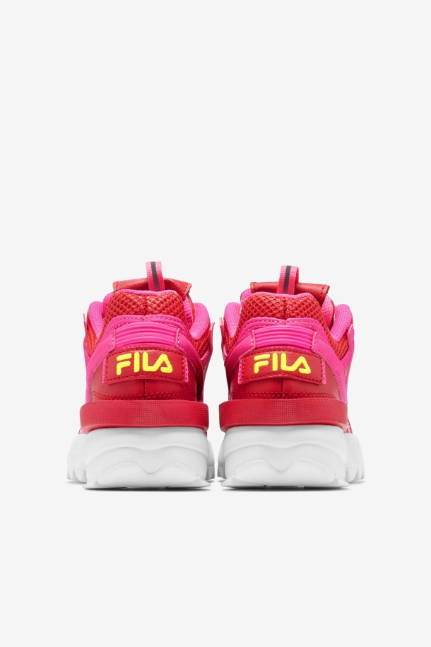 Fila Disruptor 2 Exp Para Niños Pequeños Rojo/rosa/amarillo