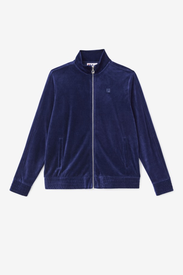 Abrigo Terciopelo Terciopelo Cola Outlet Azul Marino