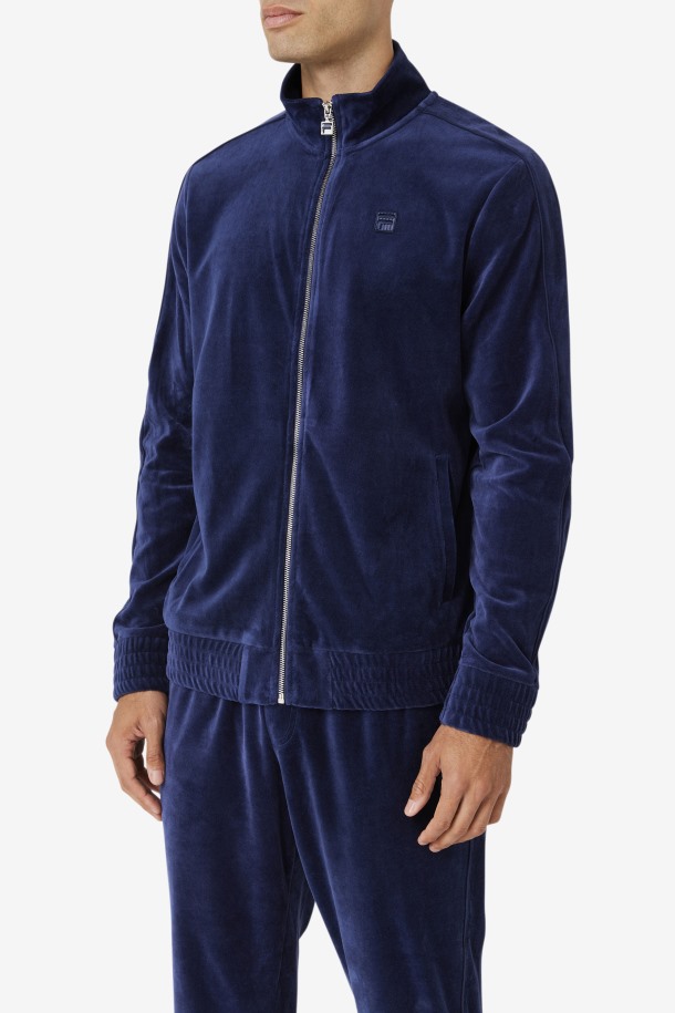 Abrigo Terciopelo Terciopelo Cola Outlet Azul Marino