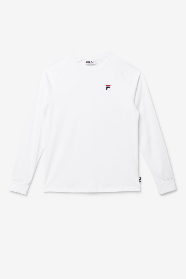 Camiseta Flynn Blanca Manga Larga Fila Outlet