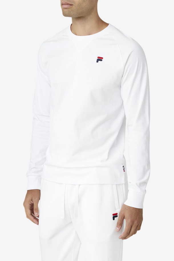 Camiseta Flynn Blanca Manga Larga Fila Outlet