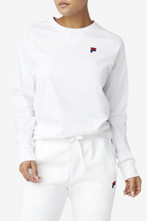 Camiseta Flynn Blanca Manga Larga Fila Outlet