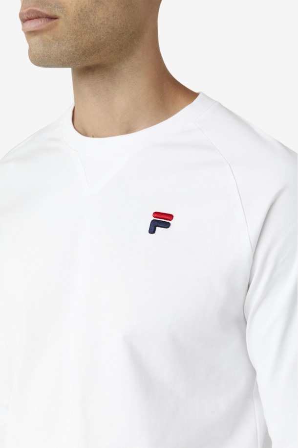 Camiseta Flynn Blanca Manga Larga Fila Outlet