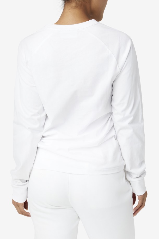 Camiseta Flynn Blanca Manga Larga Fila Outlet