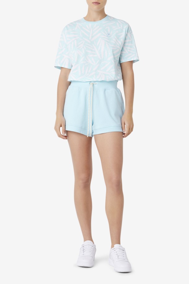 Fila Outlet Evangeline Terry Short Azul