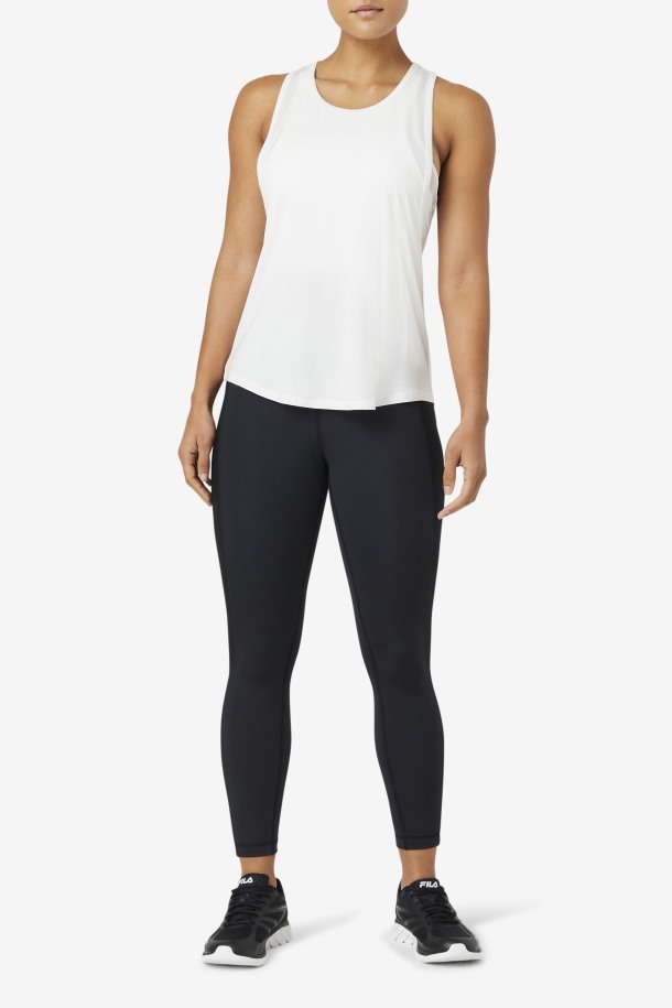 Camiseta Fila Outlet Fi-lux Larga Blanca