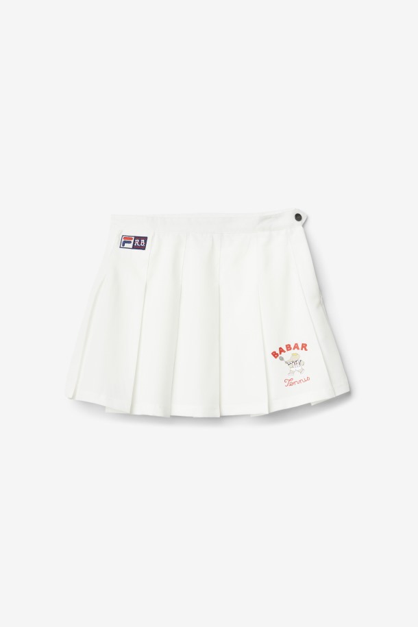 Falda Cola X Rb Babar Lovell Blanco Cola Salida