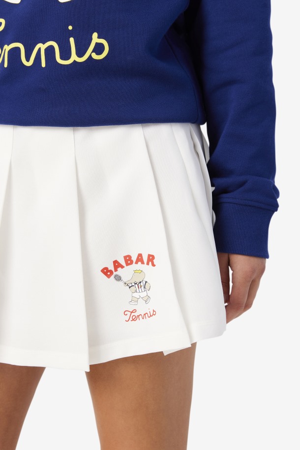 Falda Cola X Rb Babar Lovell Blanco Cola Salida