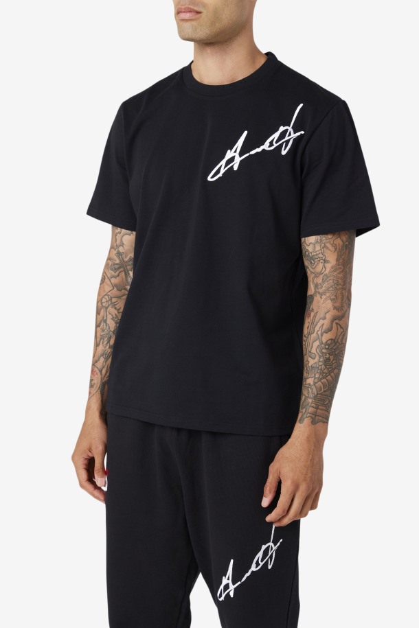 Camiseta Grant Hill Cormac Negro Fila Outlet