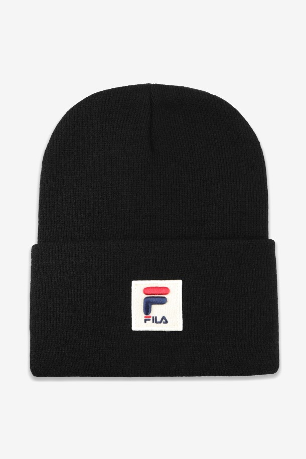 Gorro Negro Con Vuelta Fila Outlets