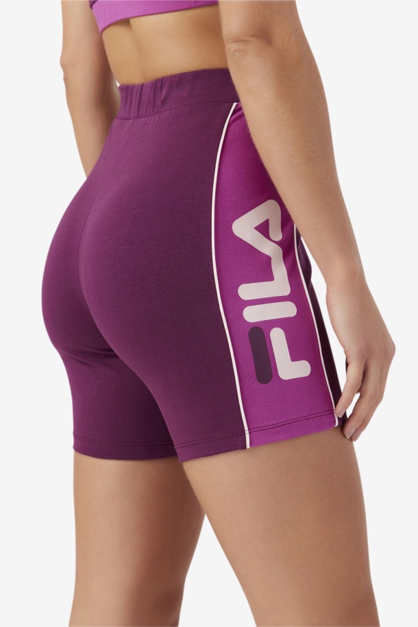 Fila Outlets Davina Bicicleta Corta Uva Vino/rouge/potpourri