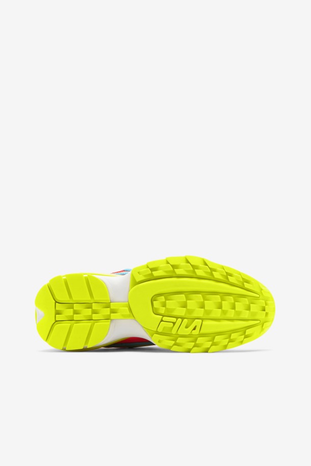 Fiery Coral/yellow/bluefish Mujer Disruptor 2 Exp Fila Outlets