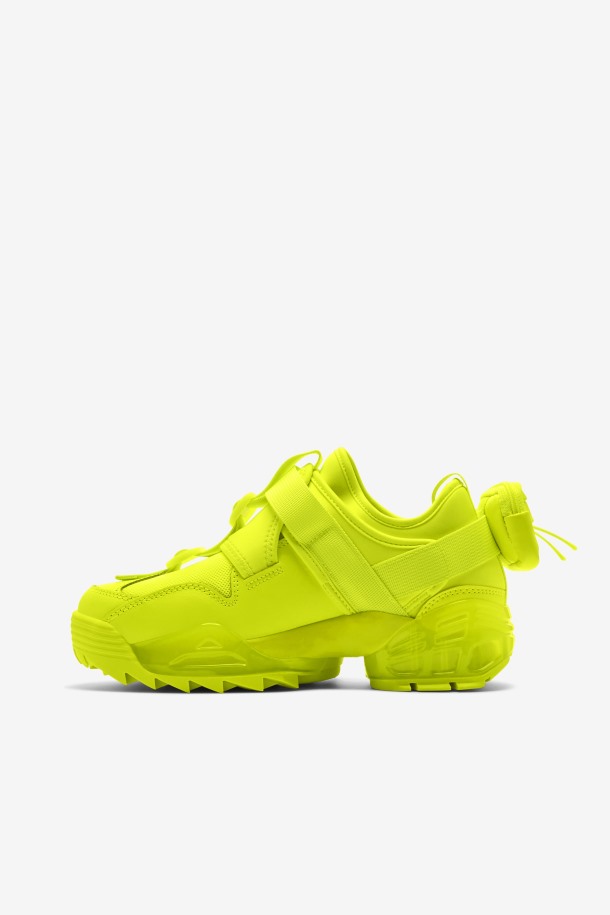 Fila Outlets Unit V2 Mujer Amarillo