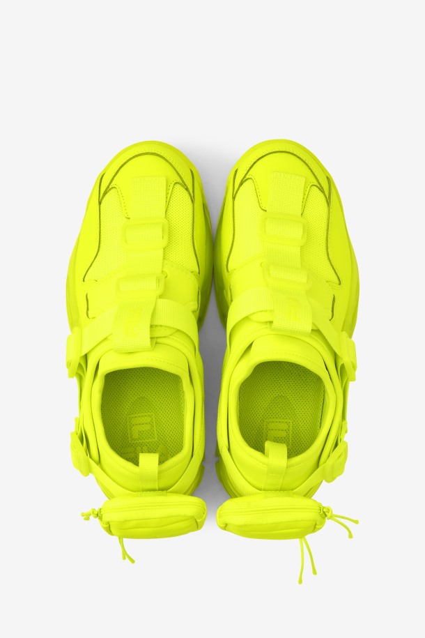 Fila Outlets Unit V2 Mujer Amarillo