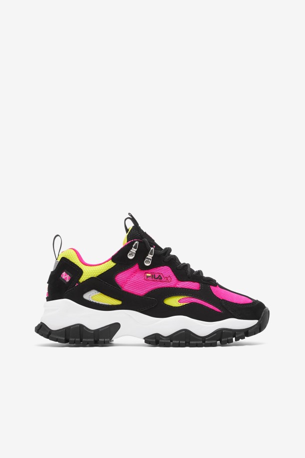 Fila Mujer Ray Tracer Tr 2 Negro/blanco/rosa Resplandor