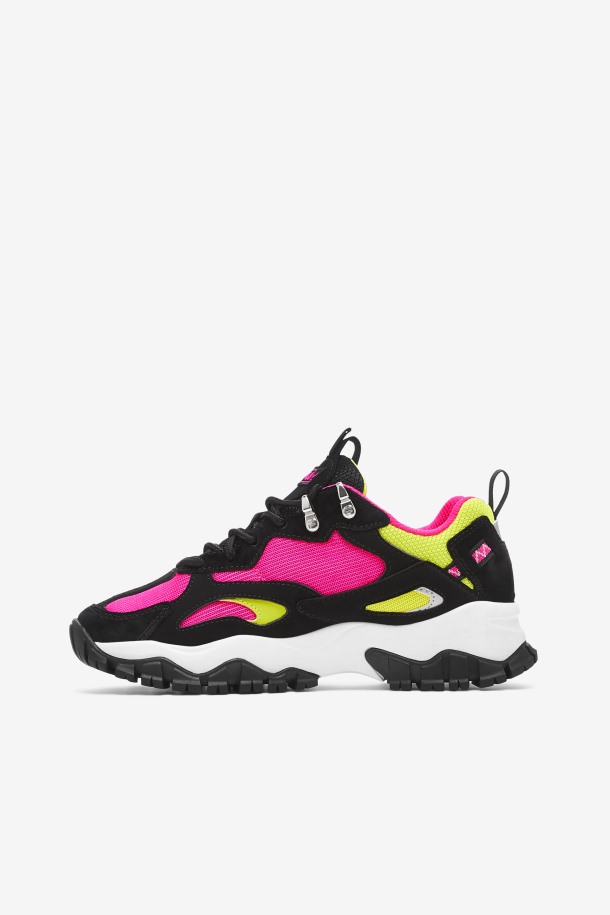 Fila Mujer Ray Tracer Tr 2 Negro/blanco/rosa Resplandor