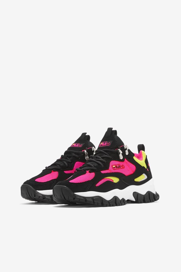Fila Mujer Ray Tracer Tr 2 Negro/blanco/rosa Resplandor