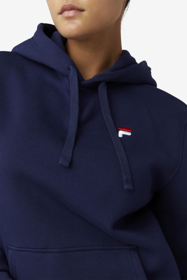 Queue Outlets Godfrey Sudadera Con Capucha Peacoat