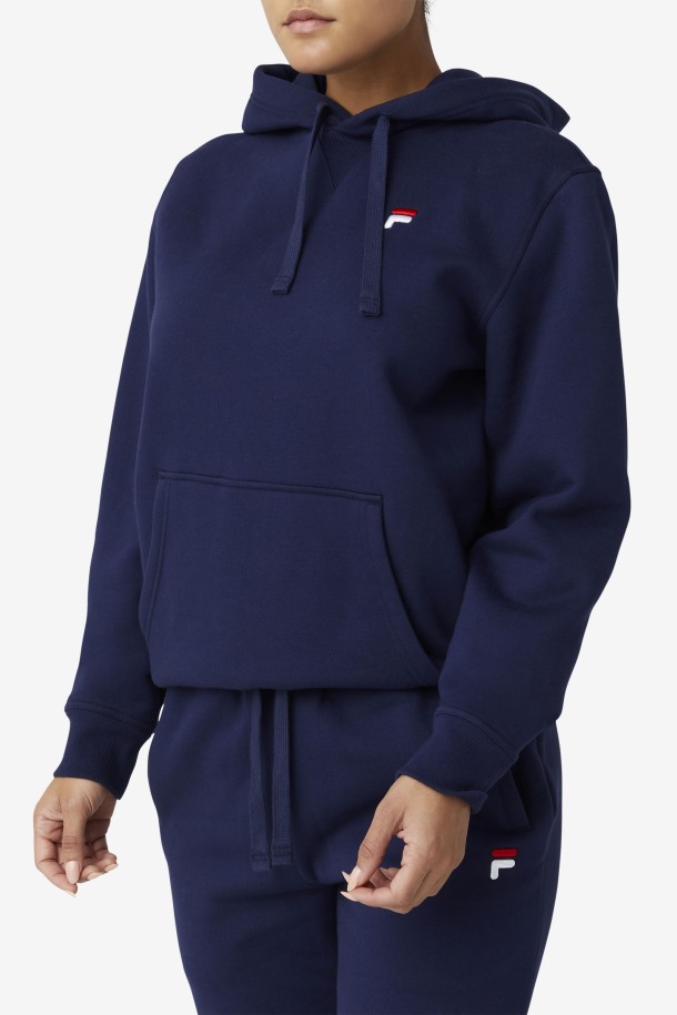 Queue Outlets Godfrey Sudadera Con Capucha Peacoat