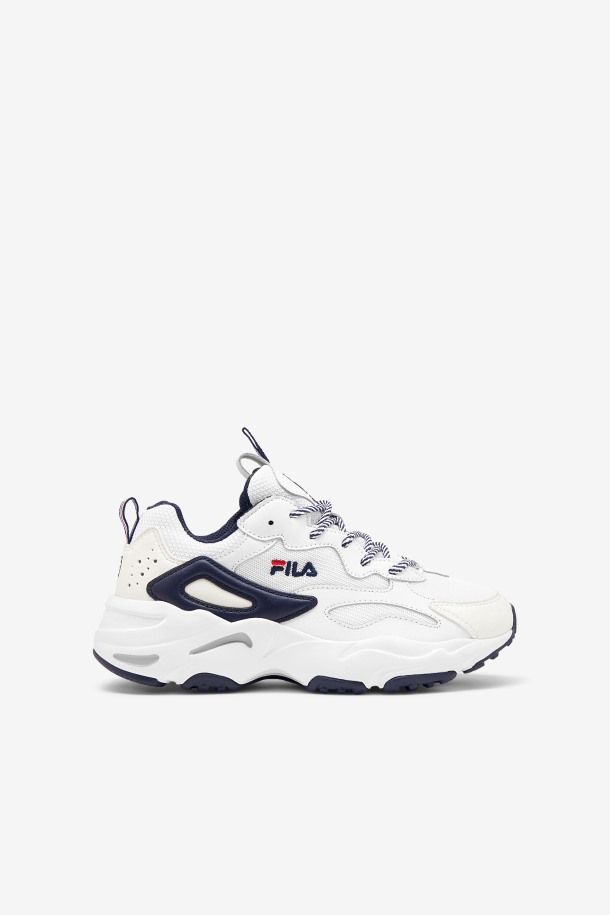 Fila Outlet Blanco/azul Marino/rojo Niño Grande Ray Tracer