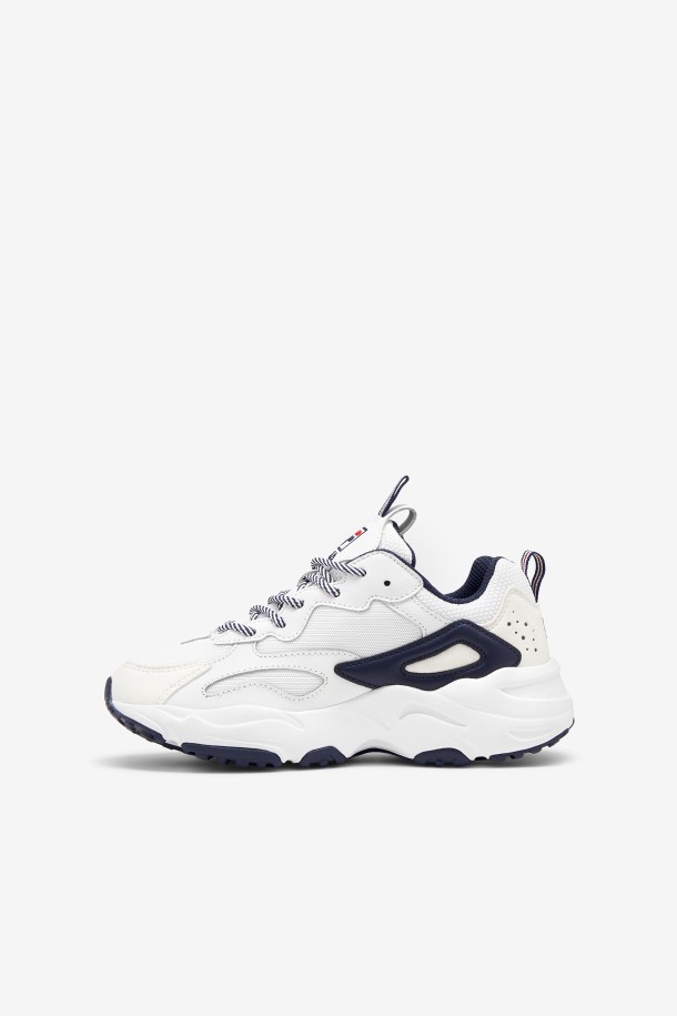 Fila Outlet Blanco/azul Marino/rojo Niño Grande Ray Tracer