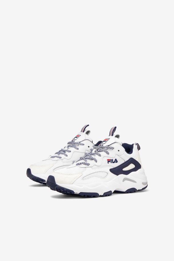 Fila Outlet Blanco/azul Marino/rojo Niño Grande Ray Tracer