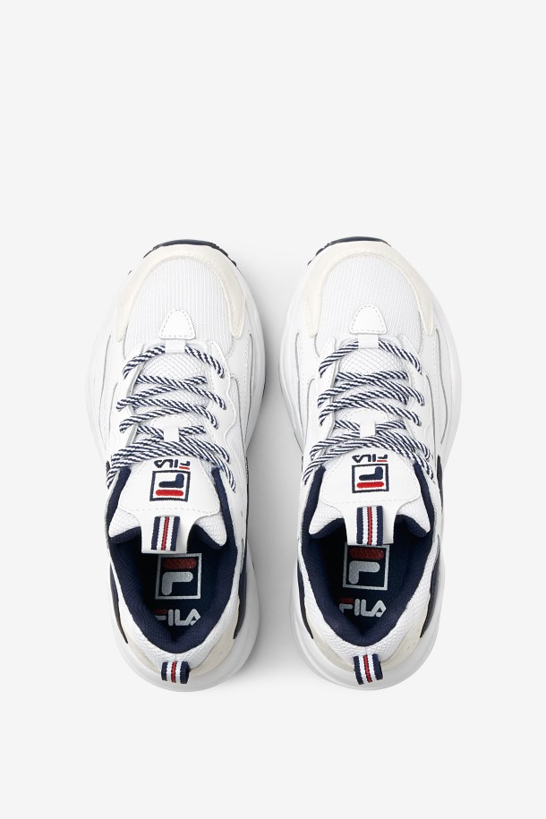 Fila Outlet Blanco/azul Marino/rojo Niño Grande Ray Tracer