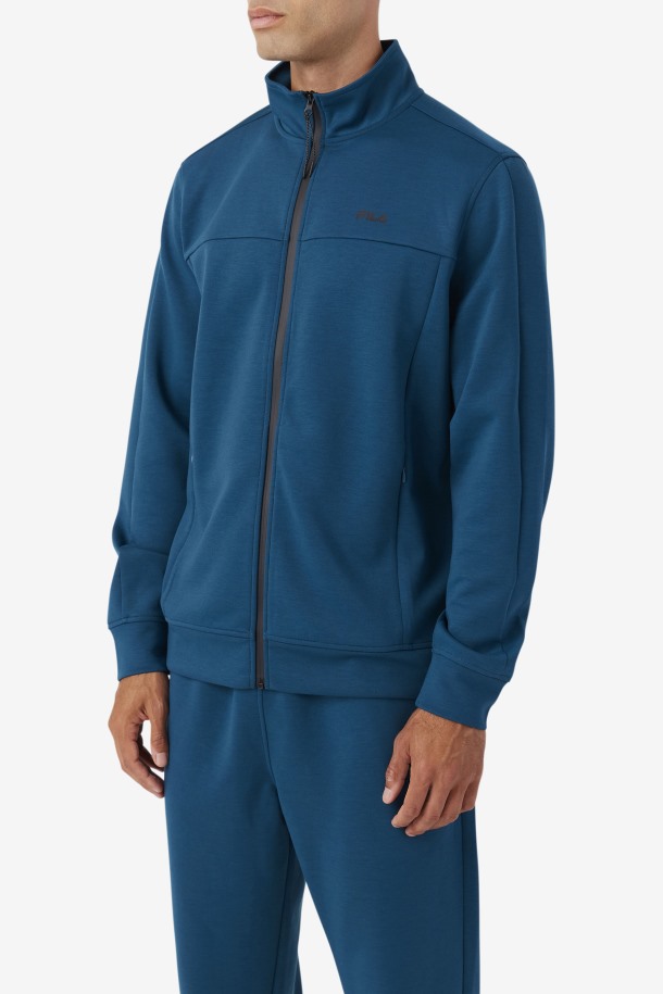 Chaqueta Con Cremallera Gonal Fila Outlet Majolica Azul/negro