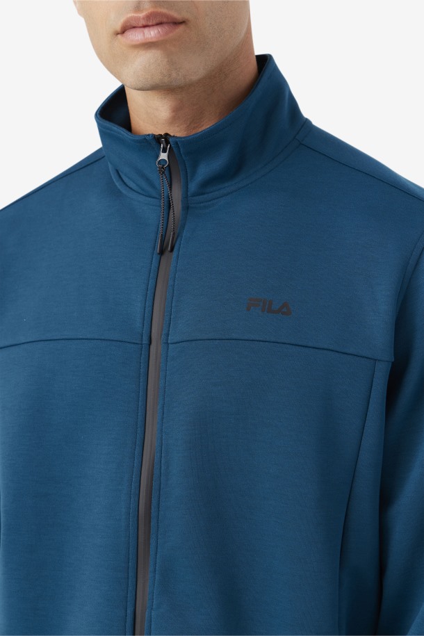 Chaqueta Con Cremallera Gonal Fila Outlet Majolica Azul/negro