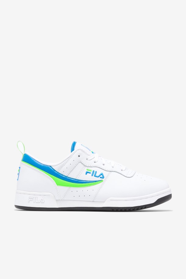 Blanco/verde/negro Zapatillas Fila Fitness Originales Hombre
