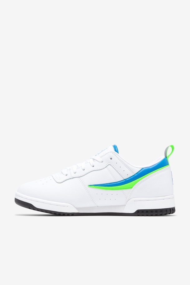 Blanco/verde/negro Zapatillas Fila Fitness Originales Hombre
