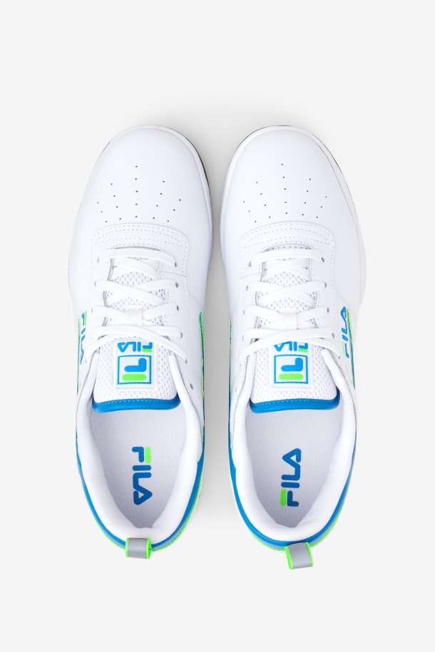 Blanco/verde/negro Zapatillas Fila Fitness Originales Hombre