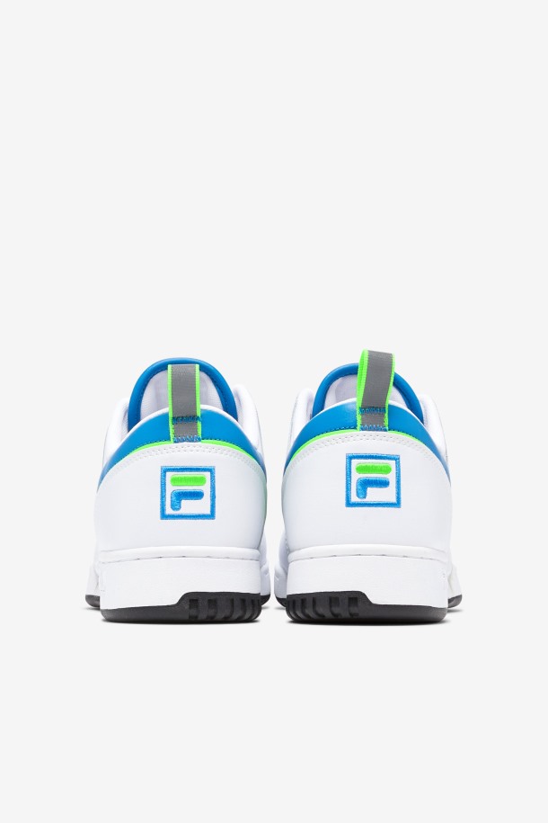 Blanco/verde/negro Zapatillas Fila Fitness Originales Hombre