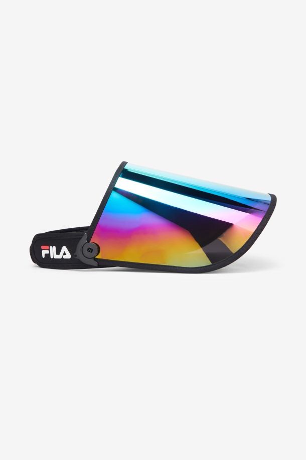 Fila Outlets Protector Facial De Plástico Negro/iridiscente