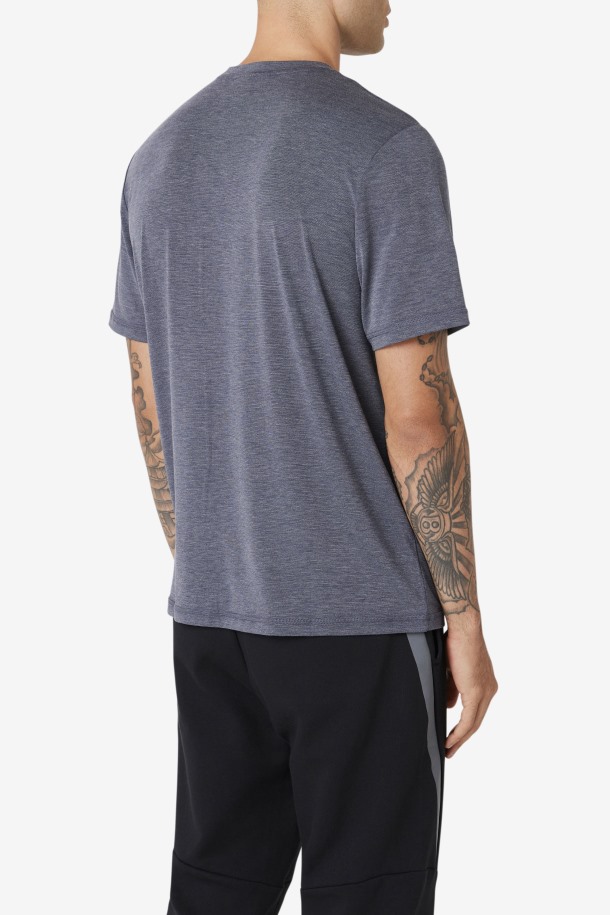 Camiseta De Cercanías India Ink Heather Fila Outlets