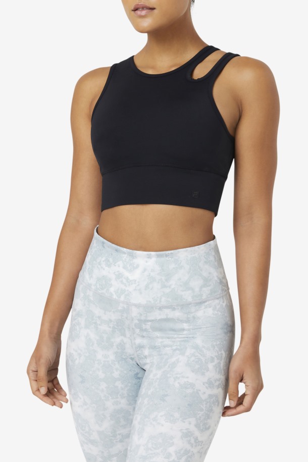 Sujetador Deportivo Negro Uplift Slice De Fila Outlet