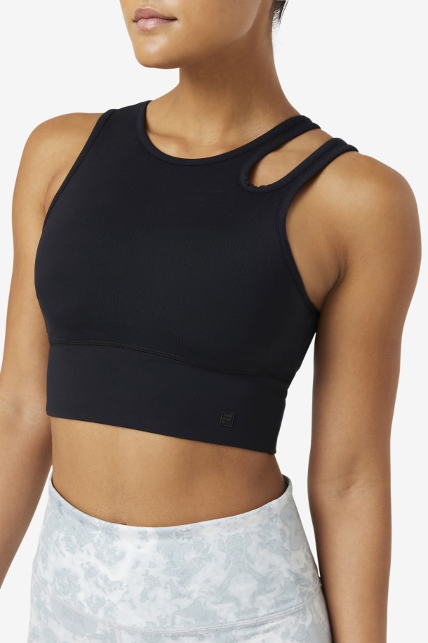Sujetador Deportivo Negro Uplift Slice De Fila Outlet
