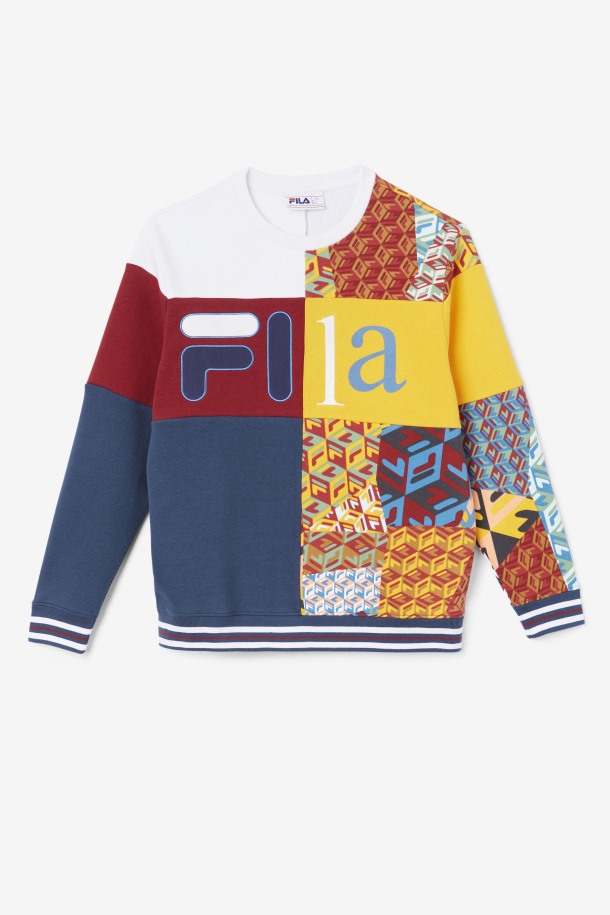 Cola Puntos De Venta Hansi Sudadera Océano/ruibarbo/blanco