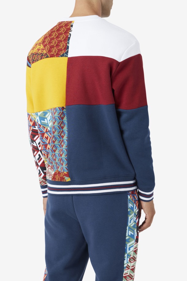 Cola Puntos De Venta Hansi Sudadera Océano/ruibarbo/blanco