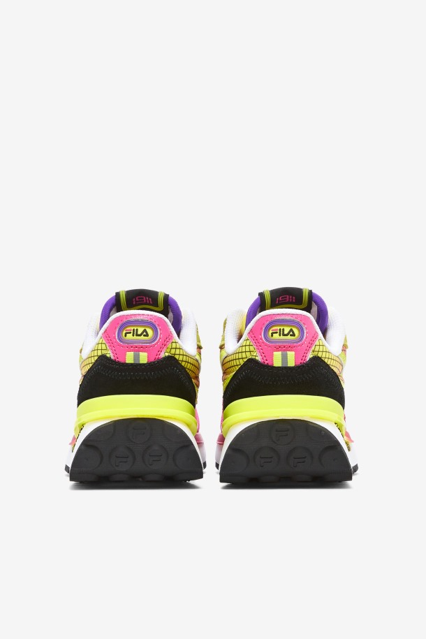 Rosa Brillante/azufre/blanco Fila Outlets Niños Pequeños Renno